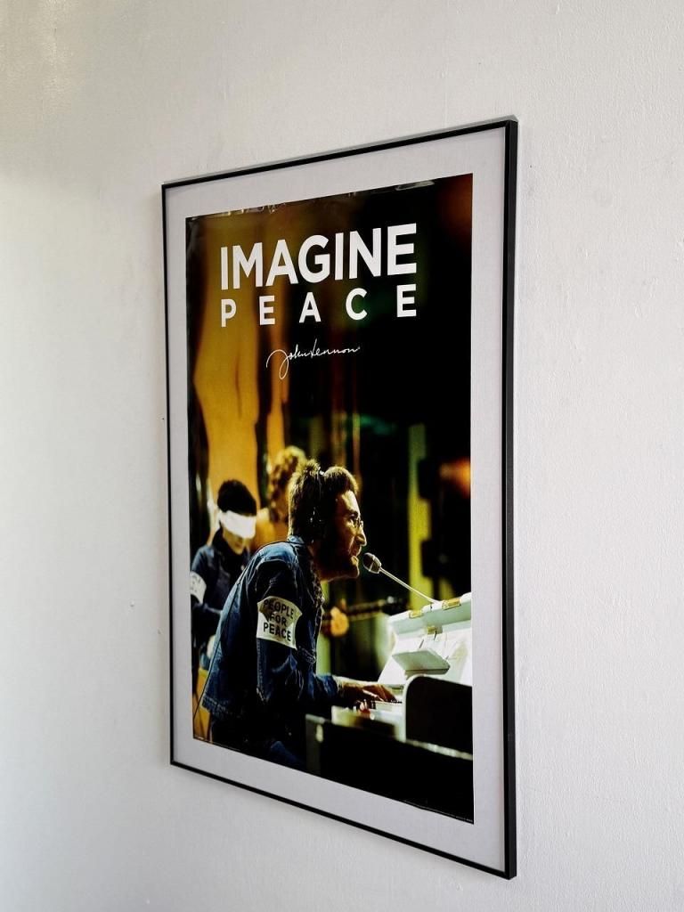 ザ　ビートルズ ジョン・レノン ポスター　額装品 ジョン・レノン/アート ピクチャー額装/John Lennon/1965