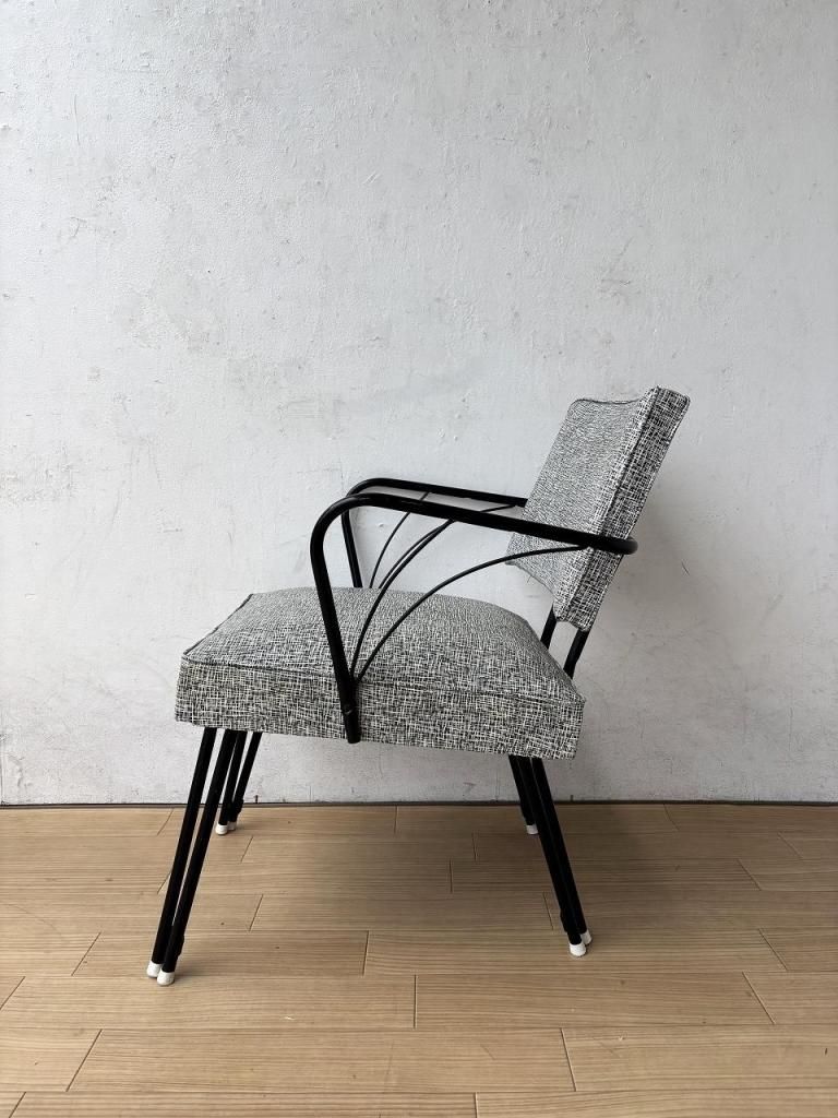 1950's ヴィンテージ ミッドセンチュリー ビニールレザー アームチェア