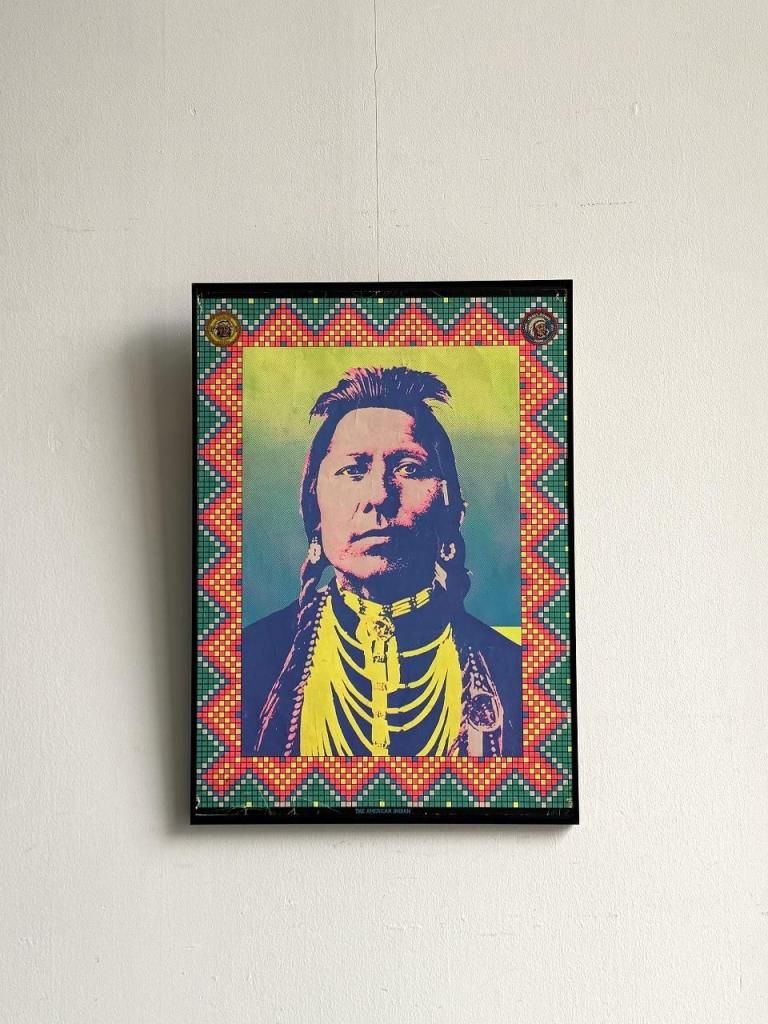 1970s John Van Hamersveld THE AMERICAN INDIAN  ֥å饤ȥݥ