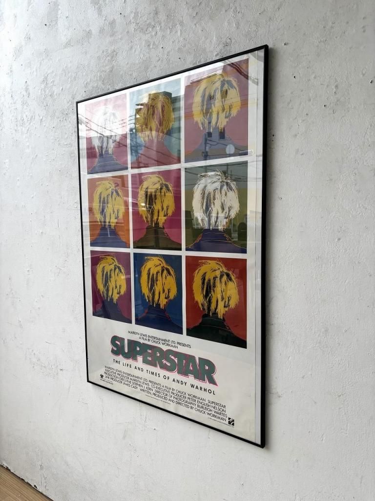 最終値下げ　ヴィンテージ アンディーウォーホール 額入りポスター 1990's 