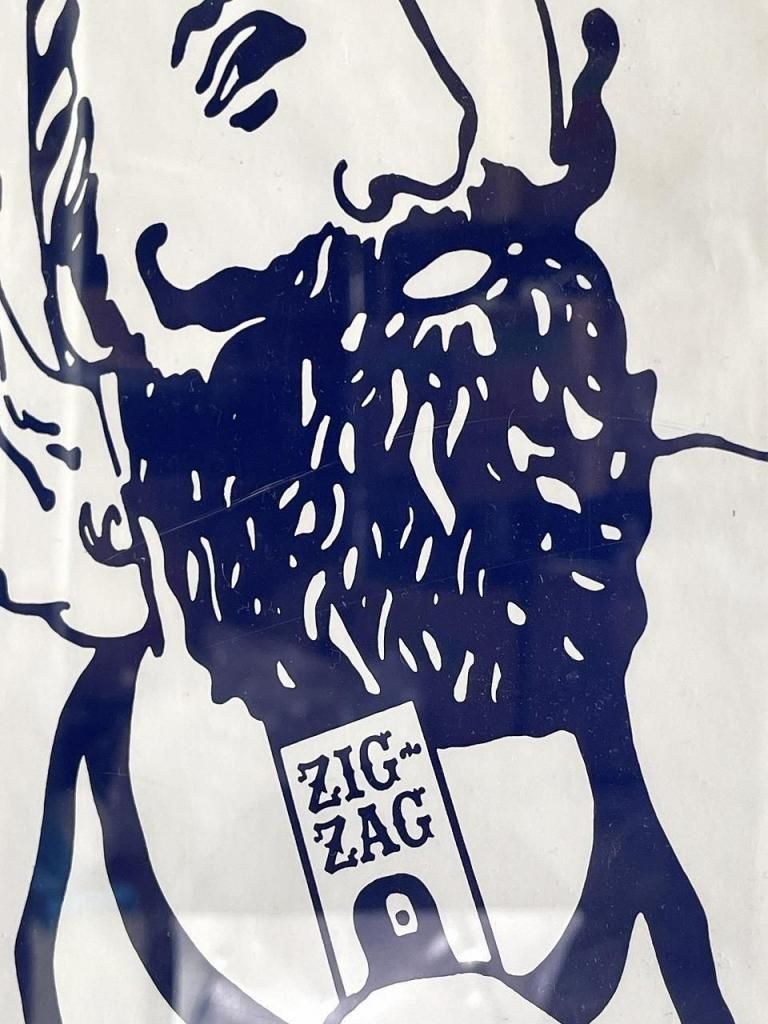 ZIG-ZAG 額入りポスター - アンティーク、ビンテージのインテリア家具