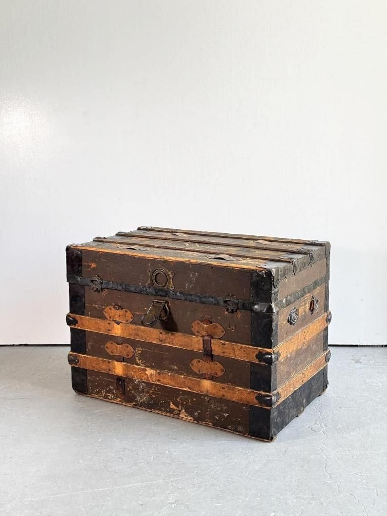 和製ヴィンテージトランク 1920-40's ヴィンテージ トランク - アンティーク、ビンテージの