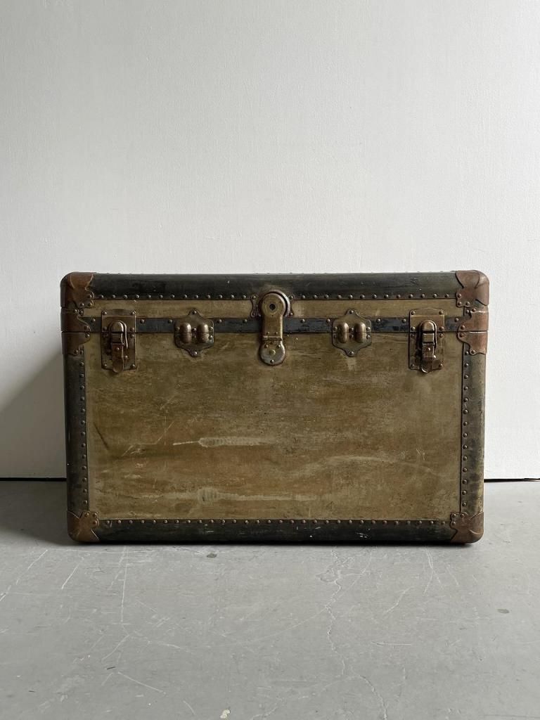 トランク　ビンテージ 1940-50's AIKOKU Tokyo社製 ヴィンテージ アルミニウム