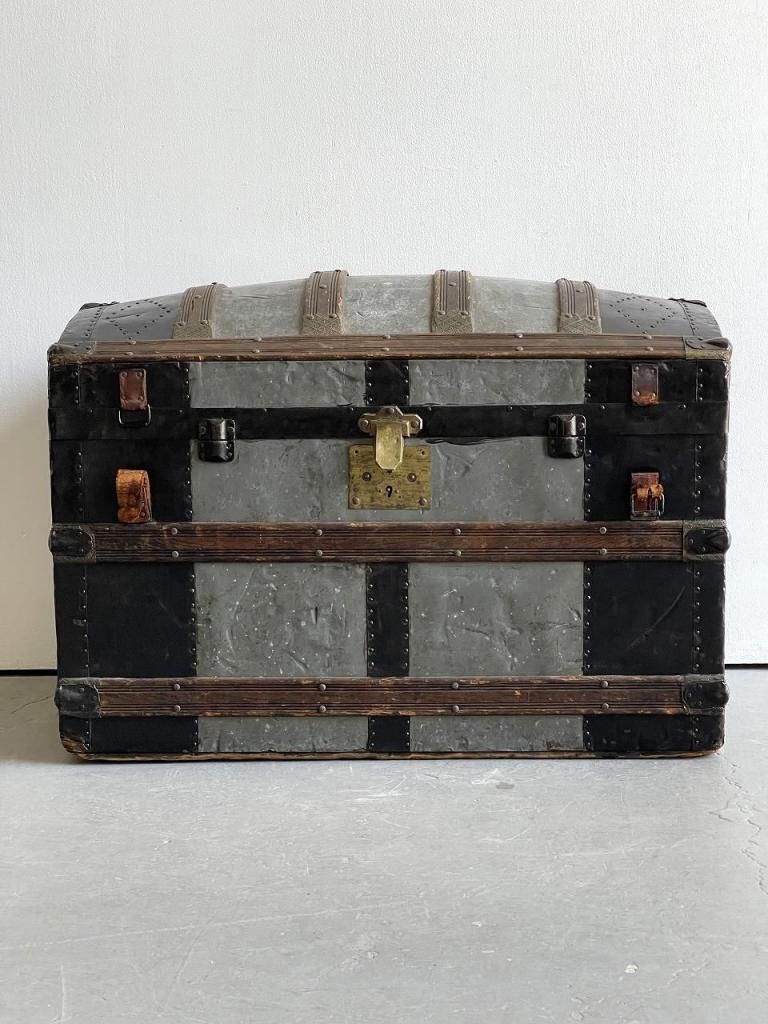 トランク 年代物 当時物レトロ アンティーク ビンテージ 昭和レトロ インテリア 楽天市場】【中古】アンティーク トランク | トランクケース