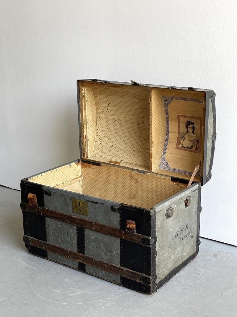 1900-20's ヴィンテージ ウッド トランク - アンティーク