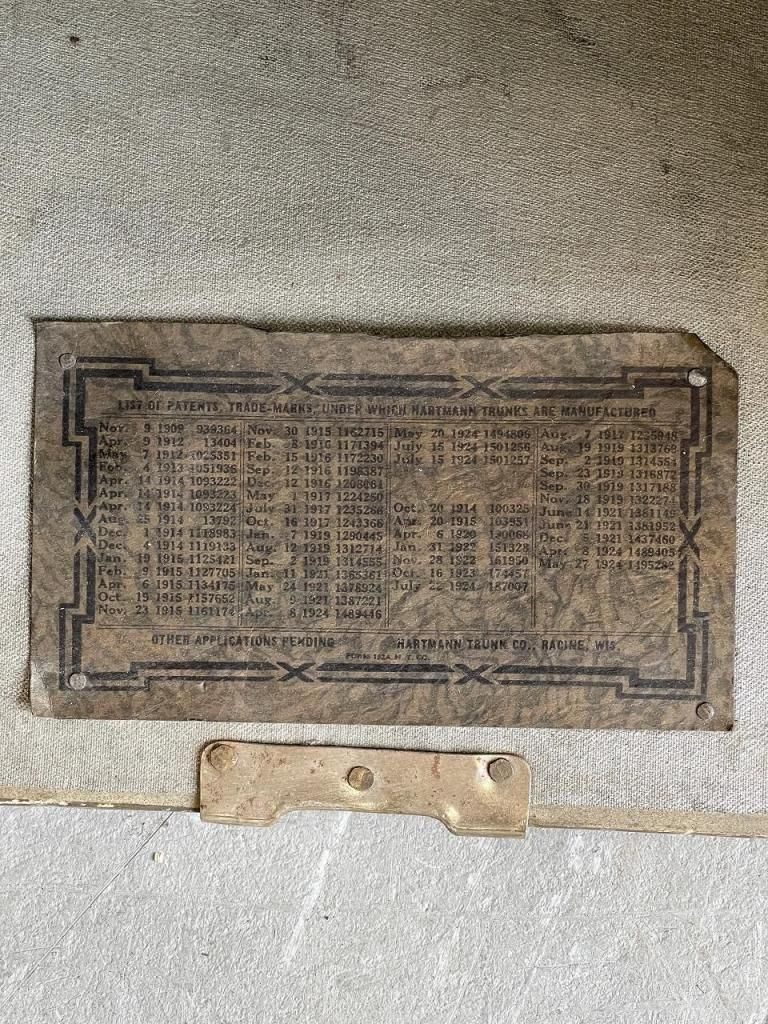 アンティークトランク　ヴィンテージ　ワードローブ　船舶トランク　HARTMANN 1920-30's Hartman社製 ヴィンテージ ワードローブトランク