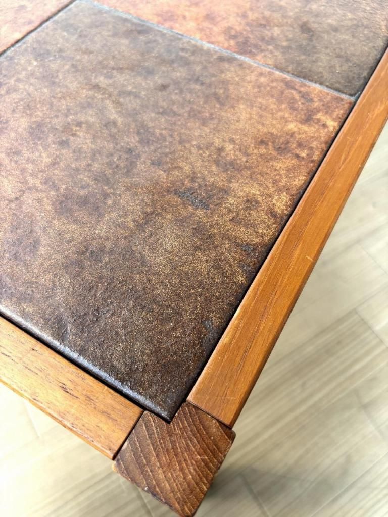 ヴィンテージ  アンティーク　タイルトップ　コーヒーテーブル Tile Top Center Table / タイルトップセンターテーブル