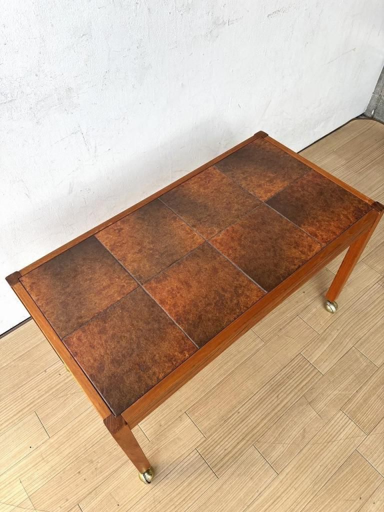 ヴィンテージ  アンティーク　タイルトップ　コーヒーテーブル Tile Top Center Table / タイルトップセンターテーブル