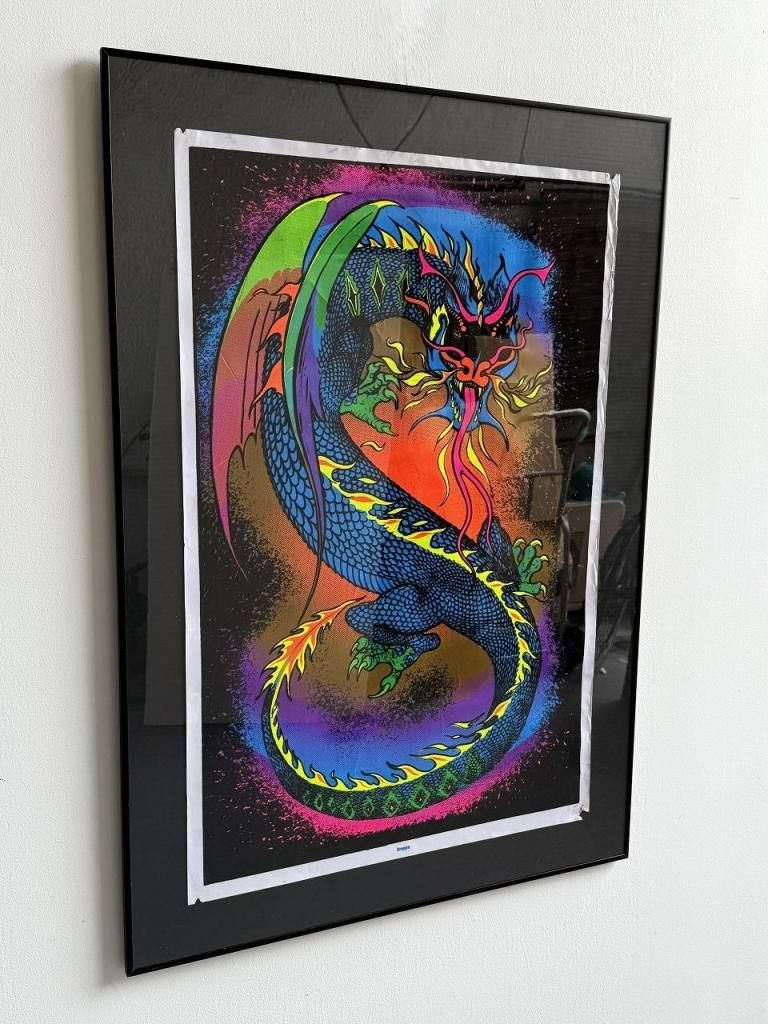 ヴィンテージ   keep on puffin ブラックライトポスター KEEP A PUFFIN Blacklight Poster ビンテージ ブラックライト
