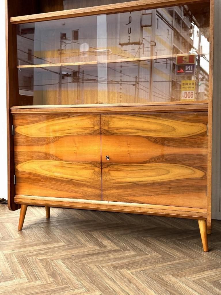 1960-70's ヴィンテージ ウッド カップボード - アンティーク