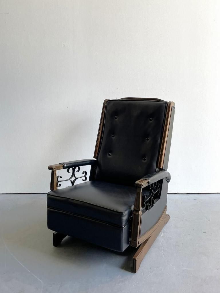 1970's ヴィンテージ ロッキング リクライナーチェア - アンティーク