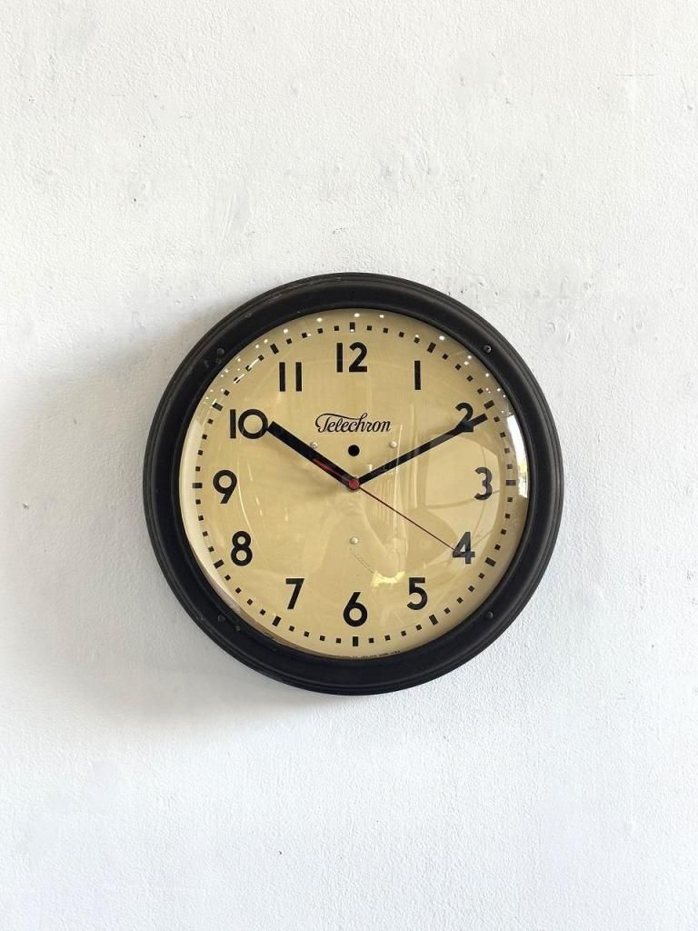 1920's Telechron社製 ヴィンテージ ウォールクロック