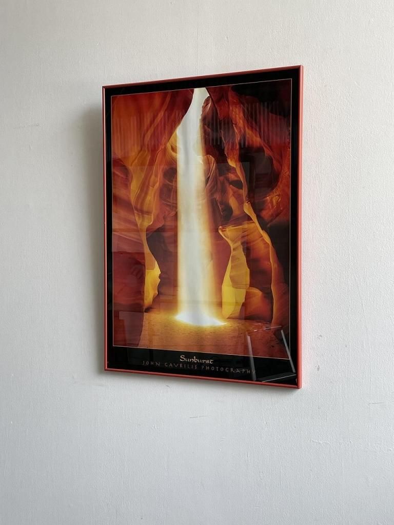 90s 当時カルバンクライン（ビンテージ）ケイトモスヴィンテージポスター額縁付 3c3c28002bf85457cf8fe71a3e2686