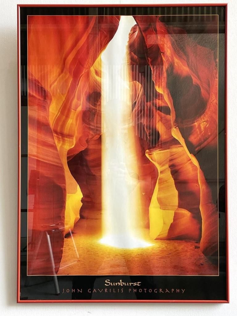 1997's John Gavrilis ”Sunburst” 額入り ポスター