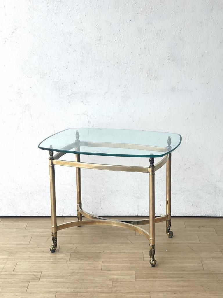 ミッドセンチュリー ガラステーブル レトロポップ ディスプレイ