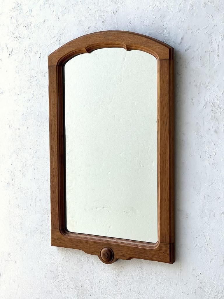 【希少】西洋アンティーク木製☆ウォールミラー 八角鏡 壁掛けミラー ウォールミラー アンティーク クラシック