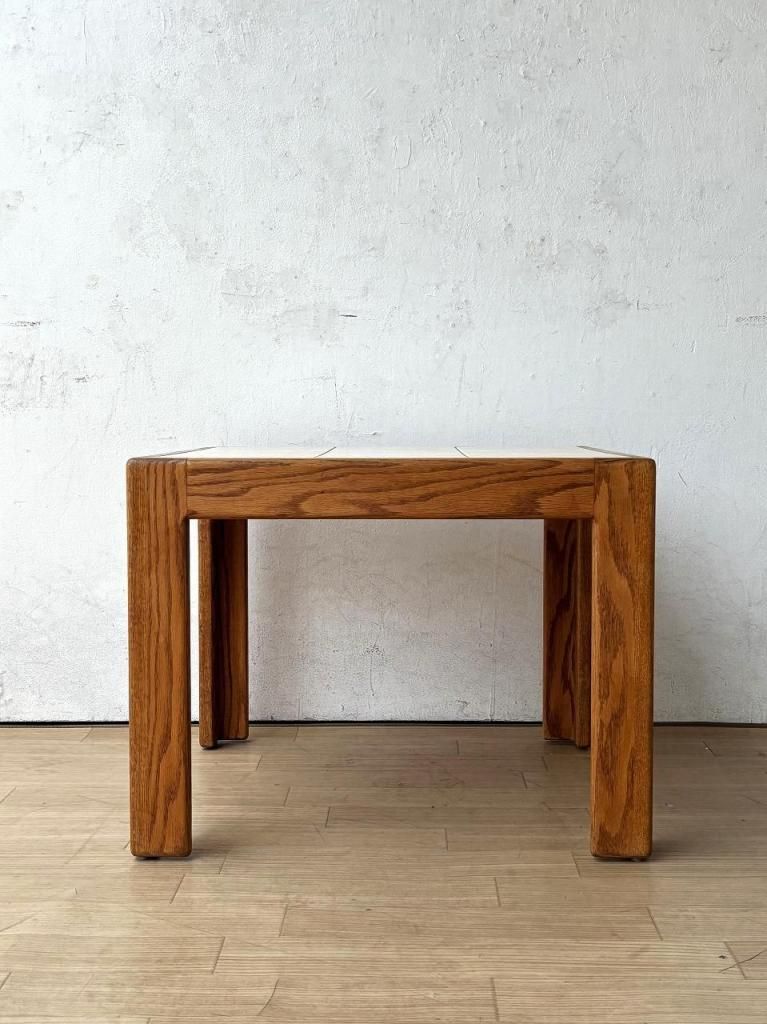 ヴィンテージタイルトップ　サイドテーブル ヴィンテージ タイルトップ サイドテーブル - アンティーク