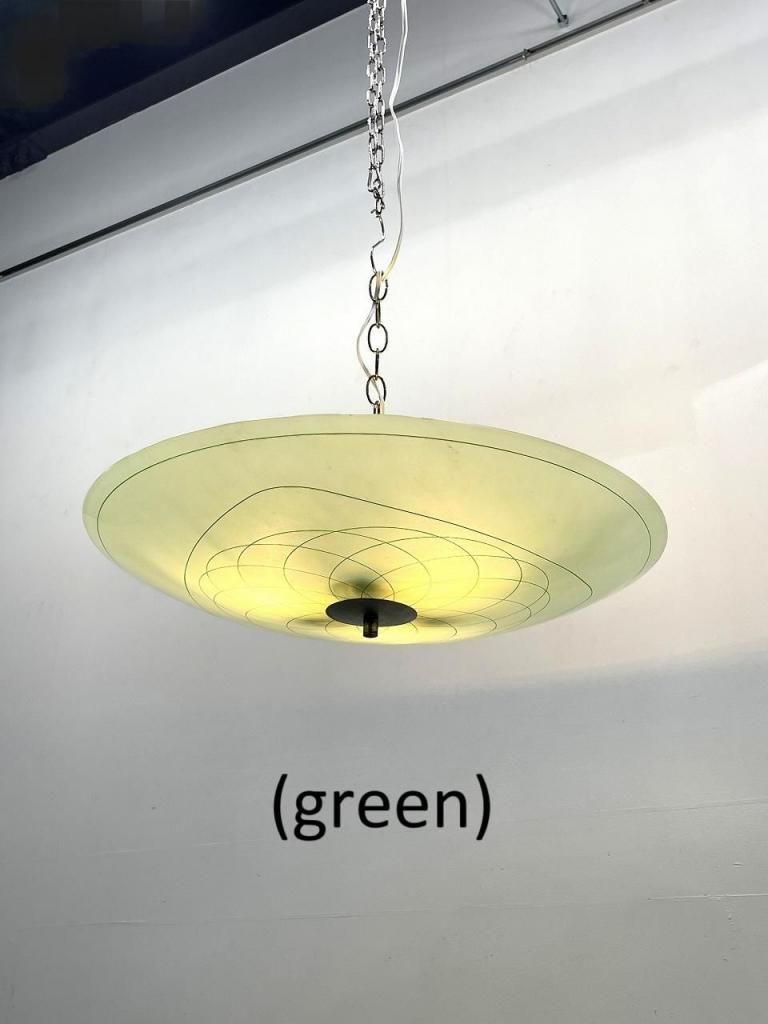 ペンダント　ガラス照明　60s 70s ビンテージ 1960-70's ヴィンテージ カラーガラス ペンダントランプ