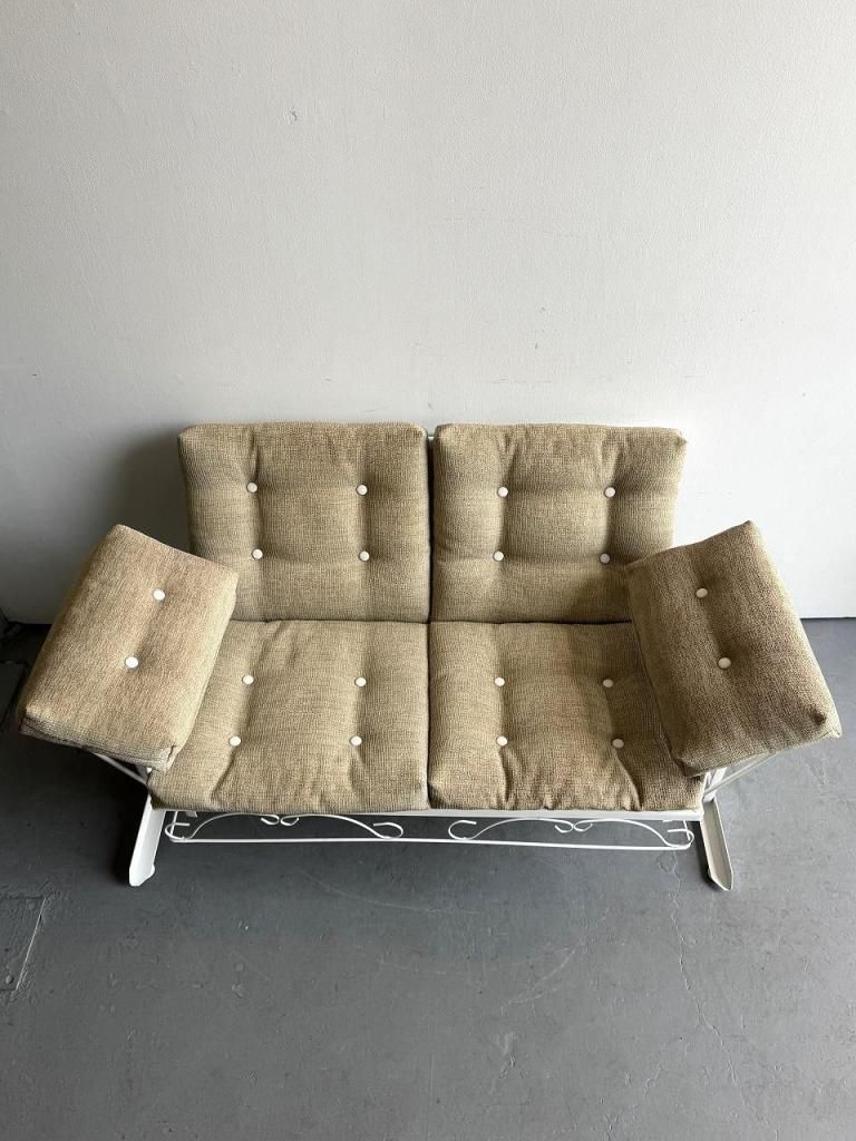 1950-60's ヴィンテージ 2シーター グライダーソファ
