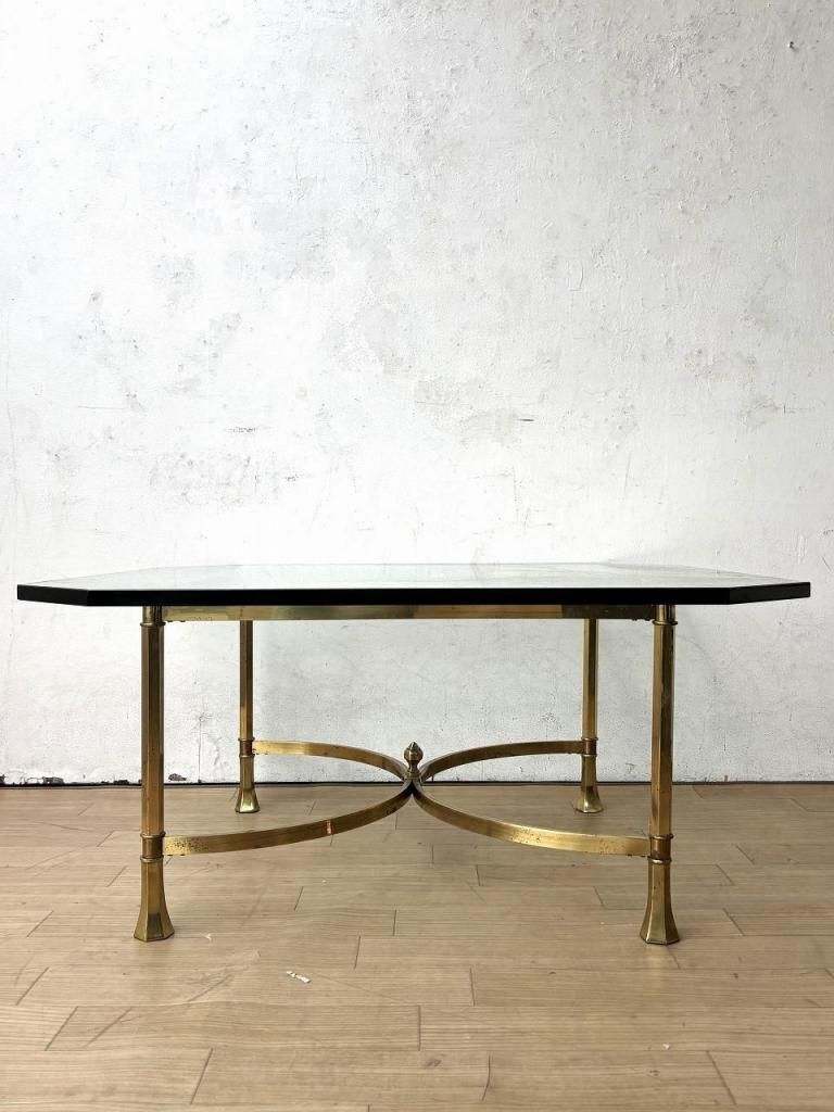 1970's ヴィンテージ ガラストップ センターテーブル - アンティーク