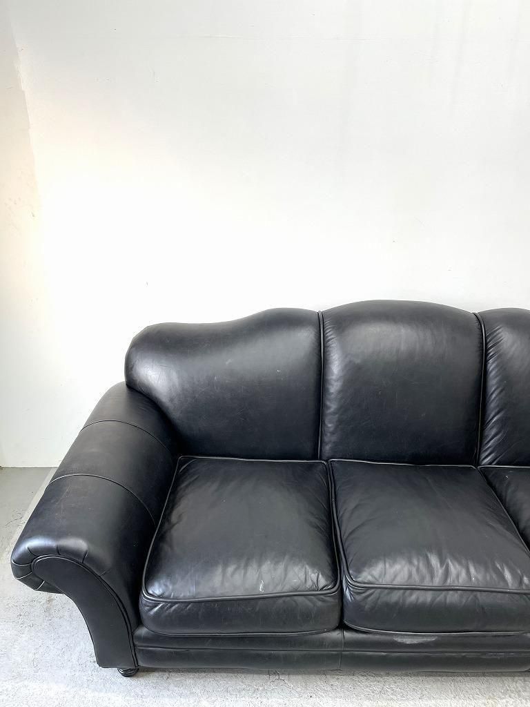 LEATHER CRAFT社製 ヴィンテージ レザー 3シーター ソファ