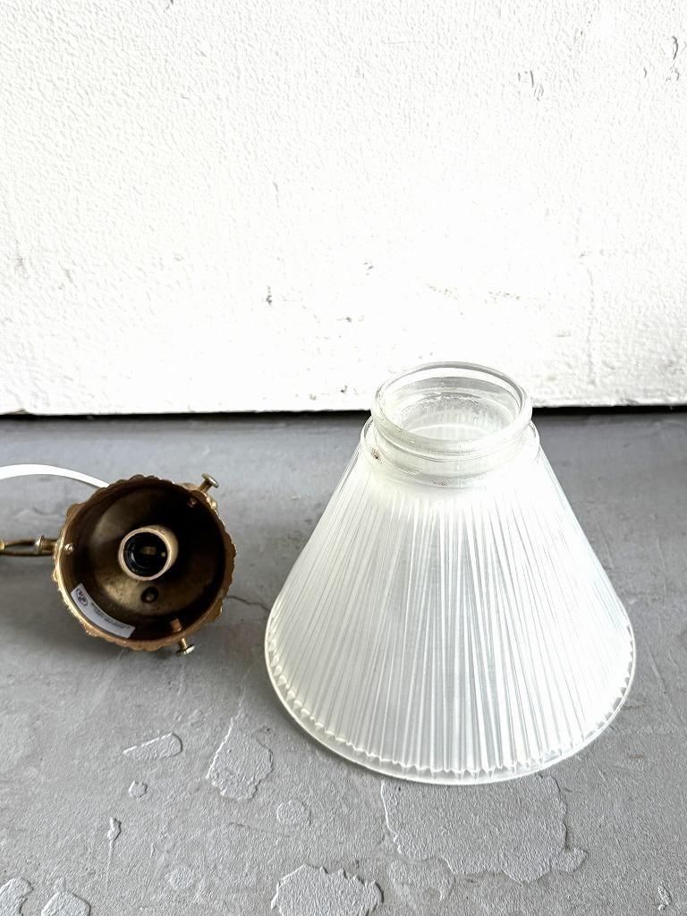 1960's ヴィンテージ クリアガラス ペンダントランプ - アンティーク