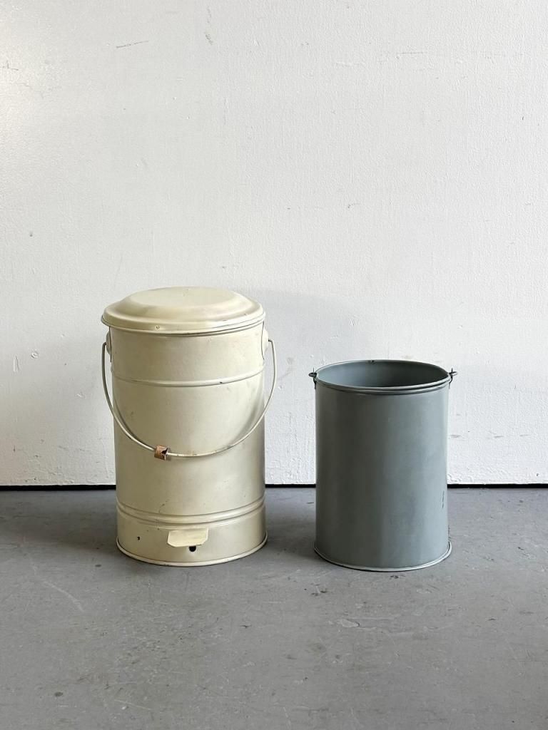 マスト社 ギリシャ製 ダストボックス アルミ製 ゴミ箱 ヴィンテージ 廃盤 ☆mast Dust Bin/mast社 ゴミ箱/アルミニウム製/Sサイズ|mercari