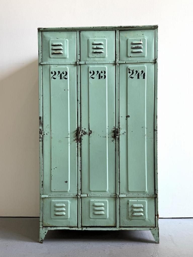 1930-40's ヴィンテージ インダストリアル スチールロッカー