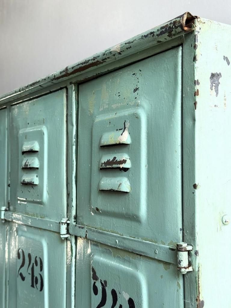 ヴィンテージロッカー 1930-40's ヴィンテージ インダストリアル スチールロッカー