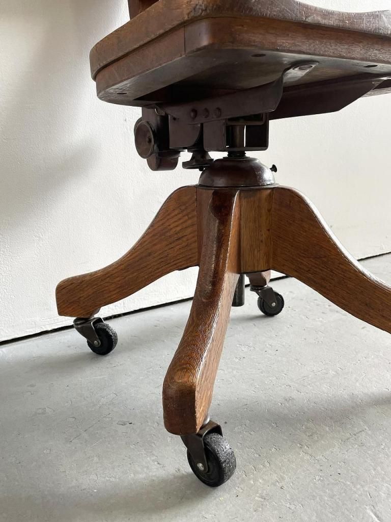 1930-40's ヴィンテージ ウッド デスクチェア - アンティーク