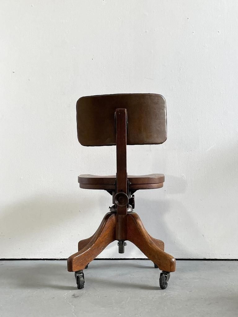 1930-40's ヴィンテージ ウッド デスクチェア - アンティーク