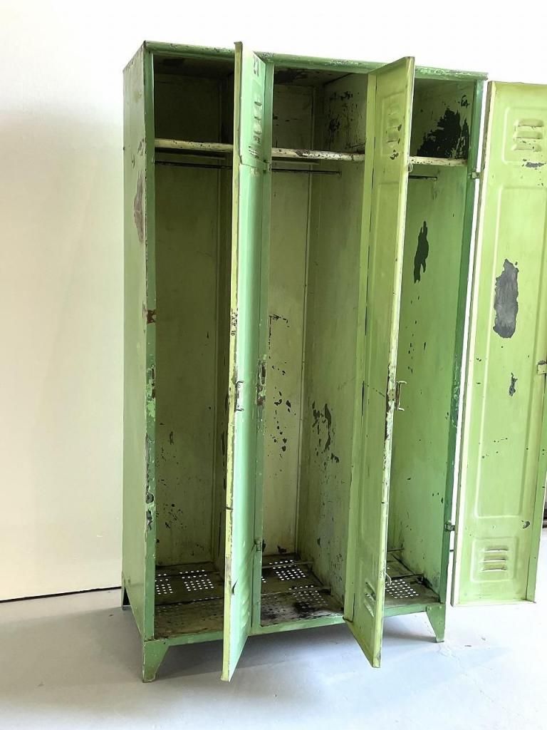 1930-40's ヴィンテージ インダストリアル スチールロッカー