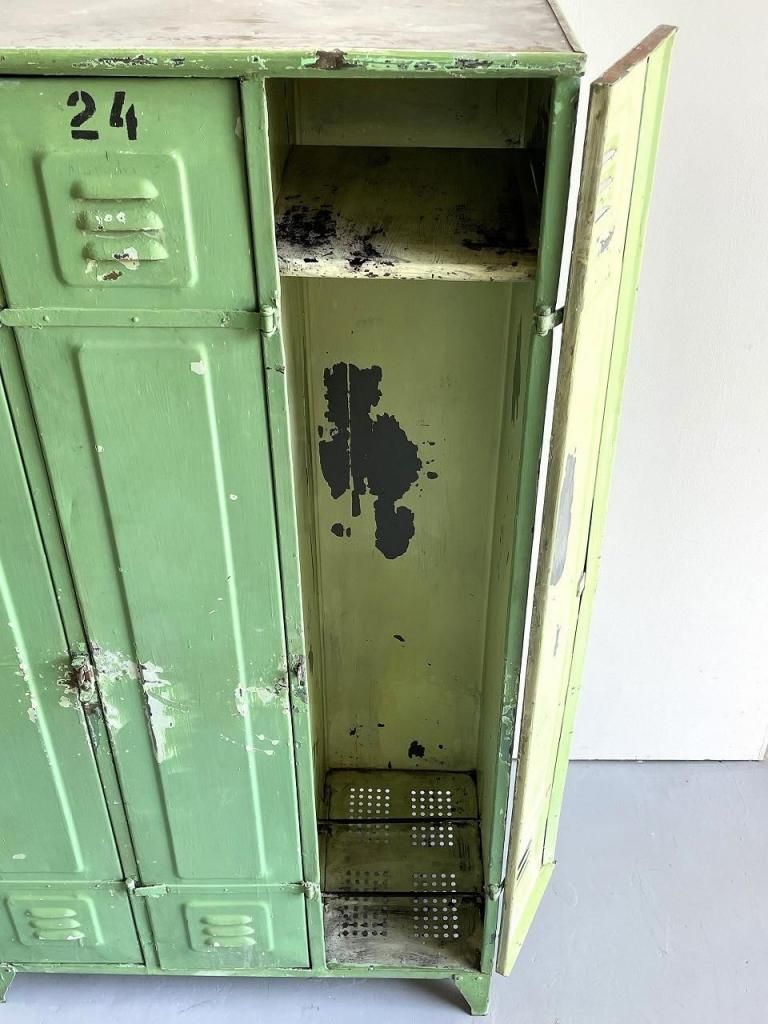 1930-40's ヴィンテージ インダストリアル スチールロッカー