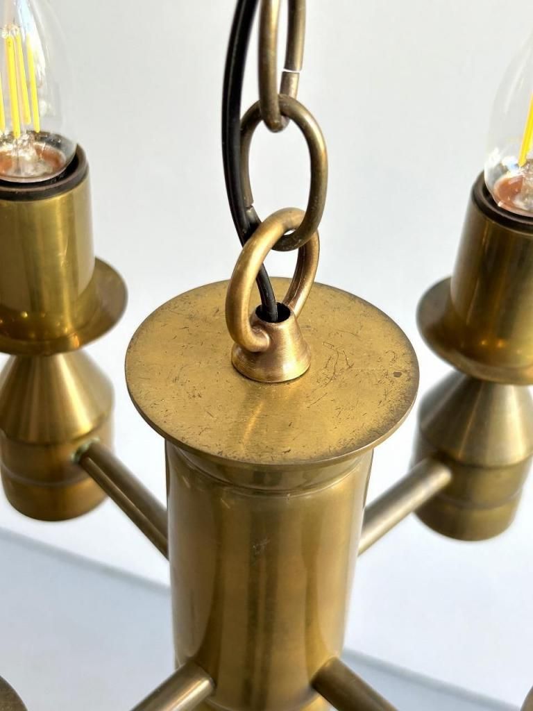 ヴィンテージ 4灯シャンデリア - アンティーク、ビンテージの