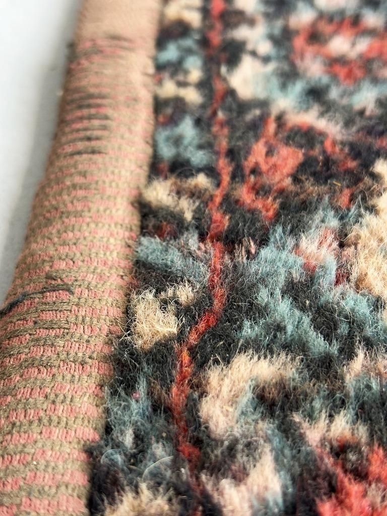 ヴィンテージ　ハンドメイド　ラグ ヴィンテージ ハンドメイド ラグ(1300mm×650mm) - アンティーク