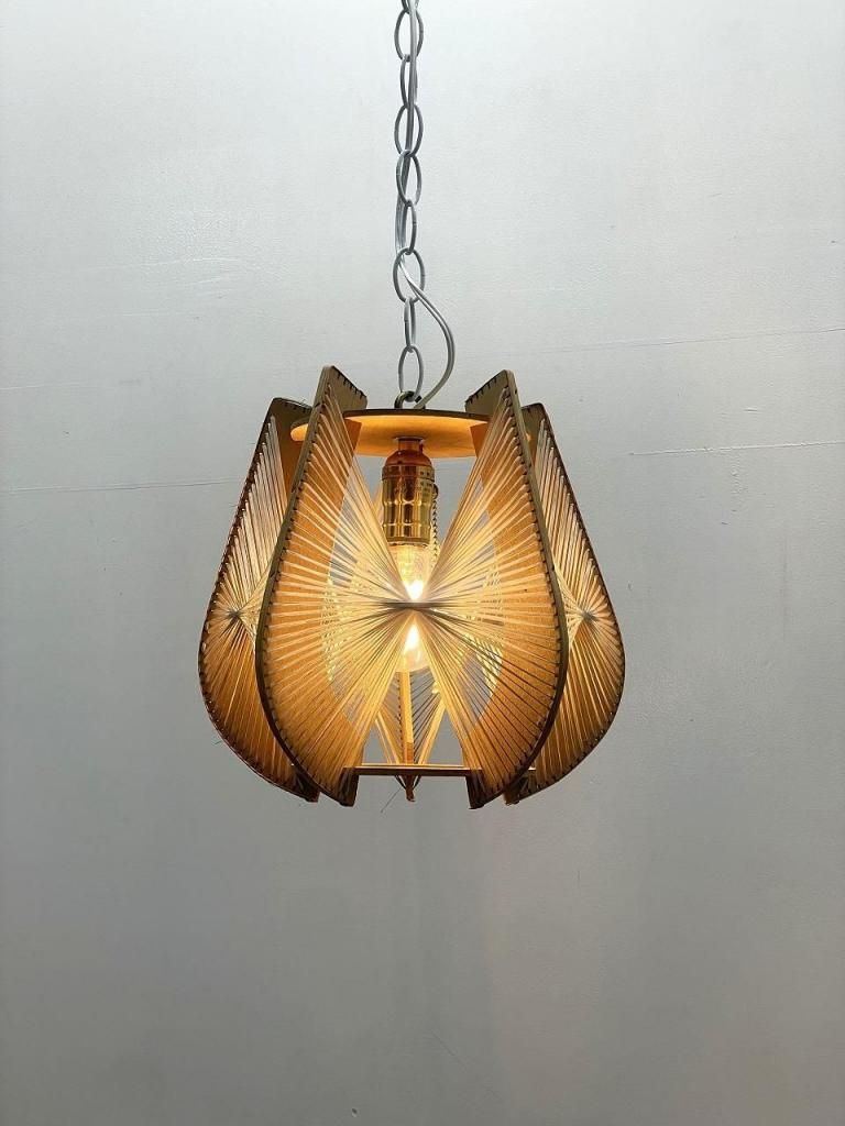 1960's ヴィンテージ スカンジナビア ストリングス ペンダントランプ