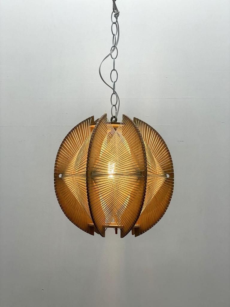 1960's ヴィンテージ スカンジナビア ストリングス ペンダントランプ