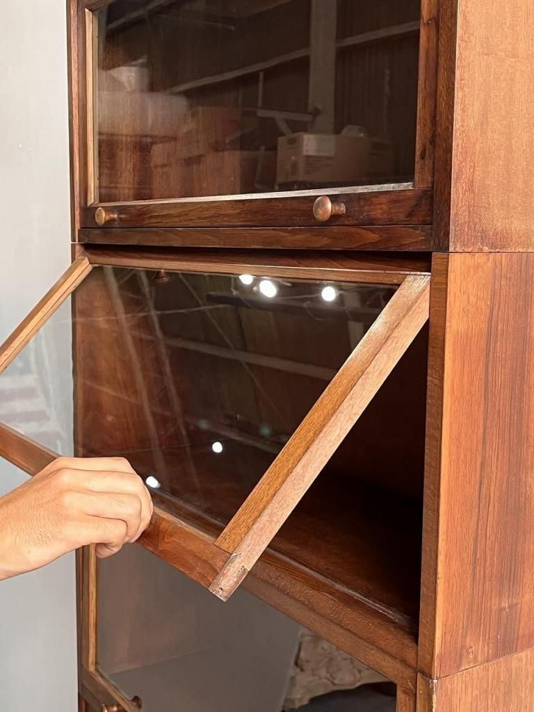 1930-40's ヴィンテージ ウッド ブックシェルフ/ショーケース