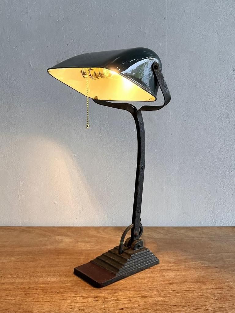 ヴィンテージ　バンカーズランプ ビンテージ バンカーズランプ ｜ glow ANTIQUES