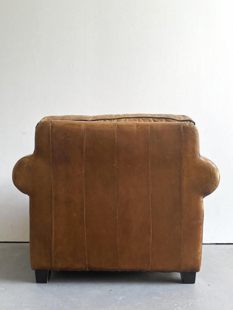 Robinson & Robinson社製 レザー シングルソファ - アンティーク