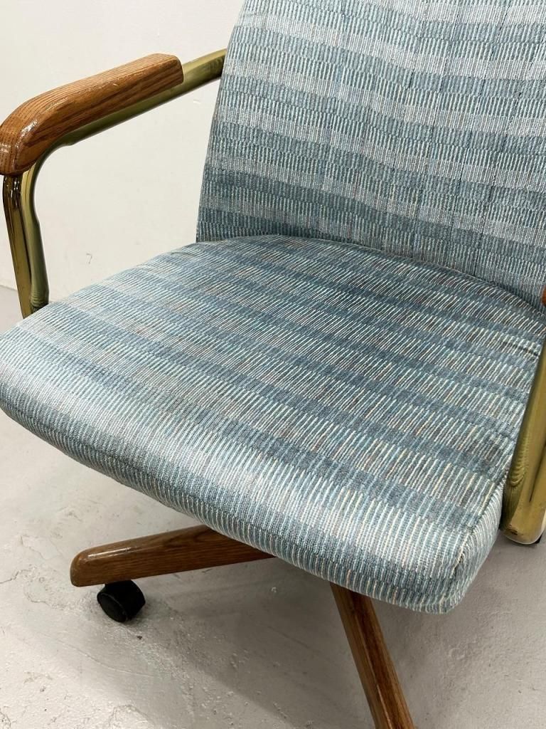 ビンテージ　デスクチェア Chromcraft社製 ファブリック ダイニング/デスクチェア