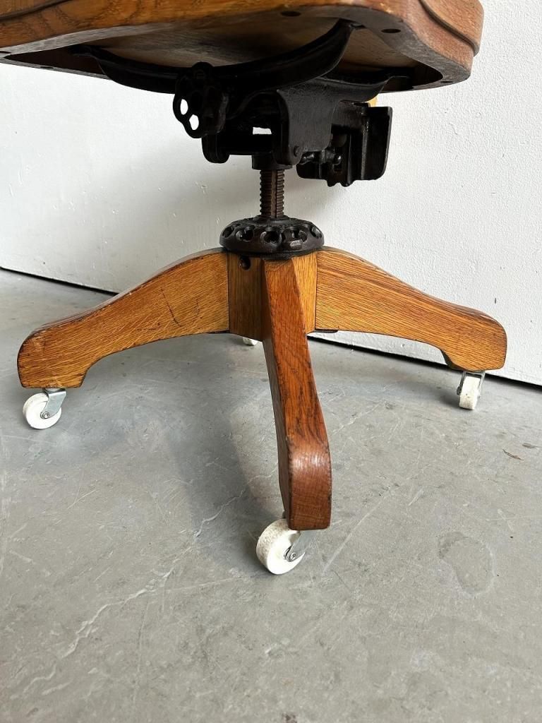1910-20's Milwaukee Chair社製 アンティーク ウッド デスク