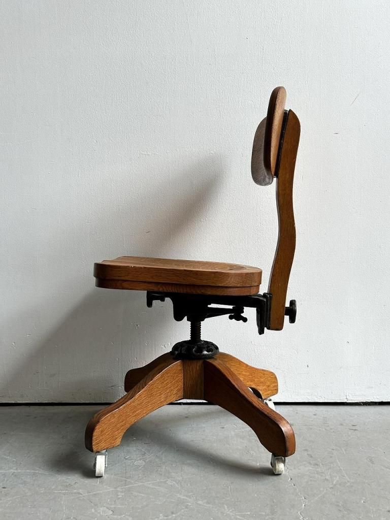 1910-20's Milwaukee Chair社製 アンティーク ウッド デスク