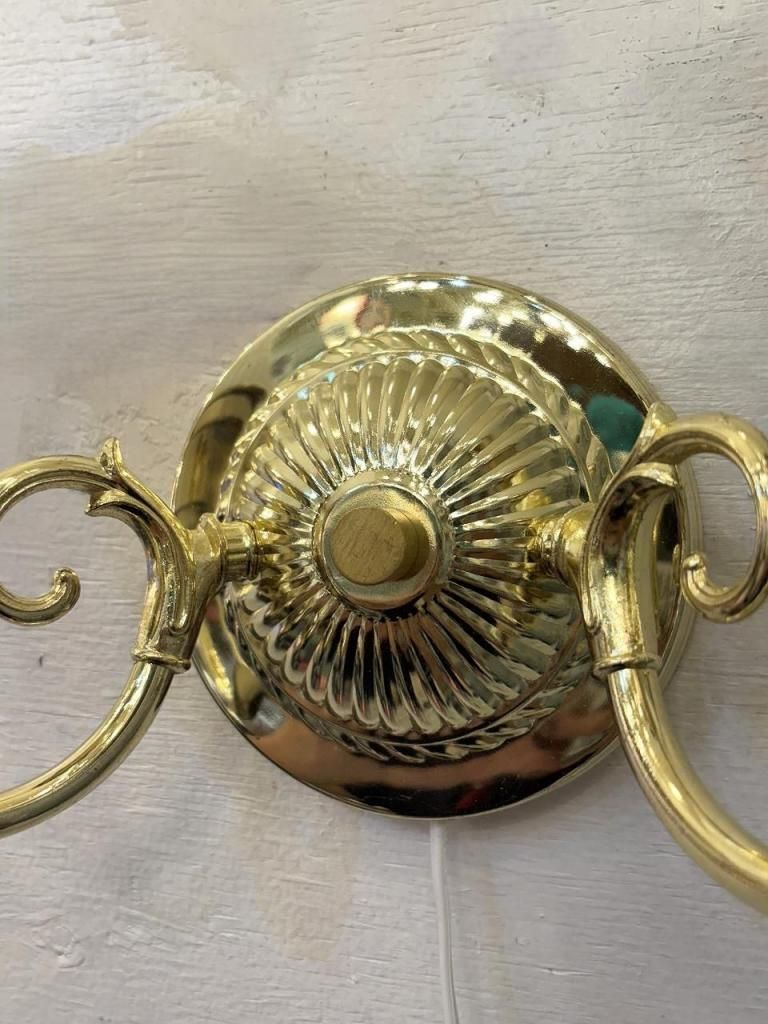 ヴィンテージ フロストガラス 2灯 ブラケットランプ