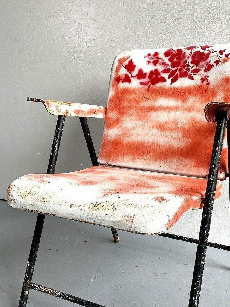 【2脚セット】USA Samsonite ヴィンテージ フォールディングチェア 1950's Samsonite社製 Russel Wrightデザイン ヴィンテージ