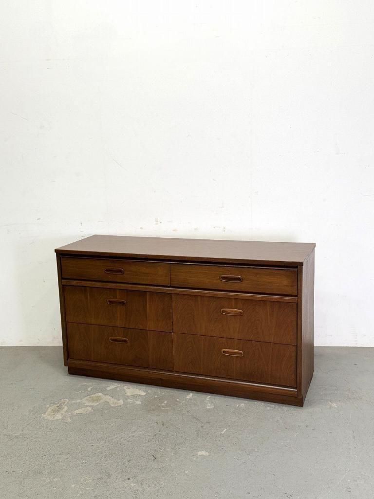 1970's BASSETT社製 ヴィンテージ ウッド サイドボード - アンティーク