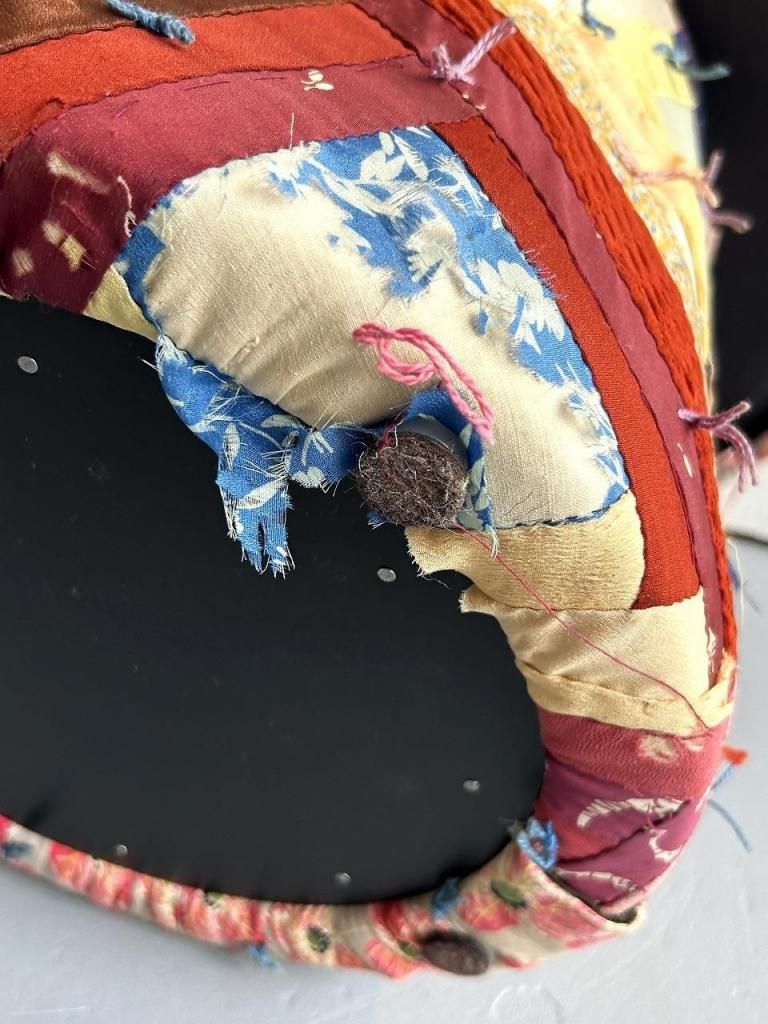 アンティークキルト マッシュルーム オットマン / スツール