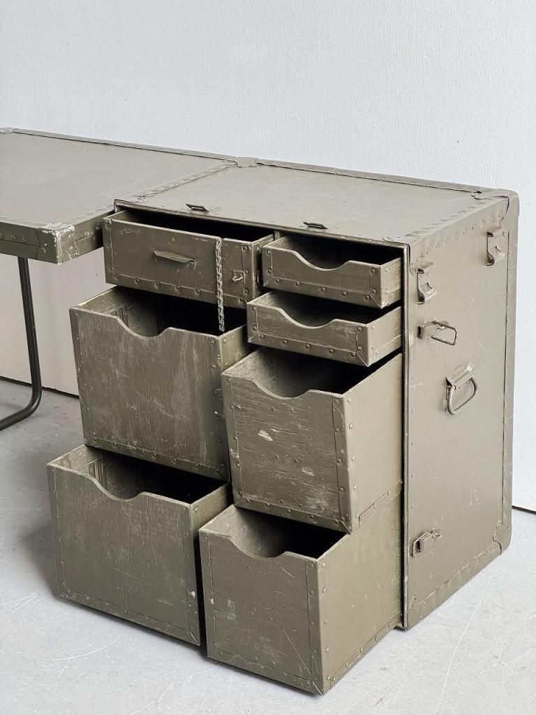 ヴィンテージ US.ARMY フィールドデスク - アンティーク、ビンテージの