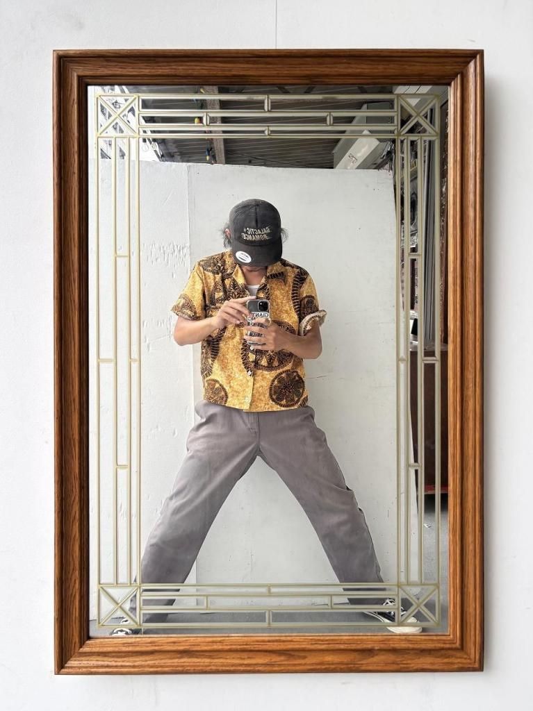 アメリカン　ヴィンテージ　ミラー　鏡　99×75 アメリカン ヴィンテージ ミラー 鏡 99×75 ミラー | Antique