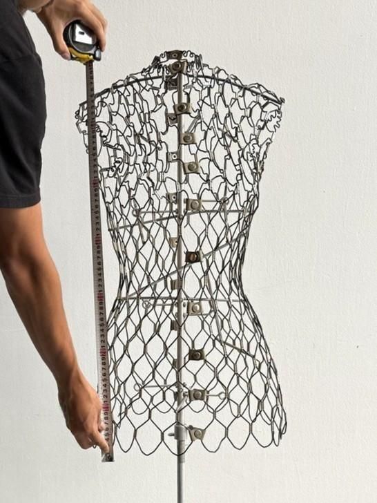 アンティーク　トルソー　ワイヤー　マネキン　レア　フランス製　ヴィンテージ アンティーク トルソー ワイヤー マネキン レア フランス製